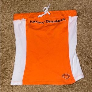 Harley Davidson strapless top